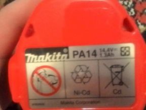 Аккумулятор PA14 Makita NiCd, 14.4 В, 1.3 Ач