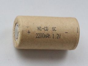Новые батареи для шуруповёрта 1.2 V Ni-Cd 2,2Ah