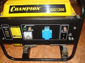 Генератор бензиновый champion GG1300