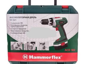 Дрель аккумуляторная hammer ACD182 (новая)