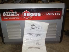 Сварочный полуавтомат ergus i-MIG 135 инверторный