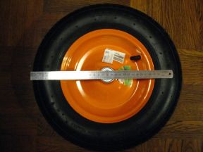 Колесо для тачки пневматическое (380 мм) palisad