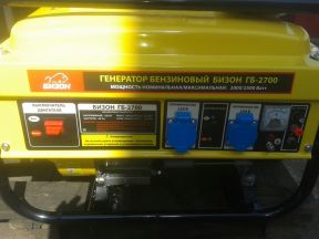 Генератор бензиновый бизон гб-2700 новый