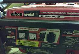 Генератор бензиновый сварочный aiken weld MGW 4000