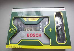 Набор бит и сверл bosch X-line-70 + подарок