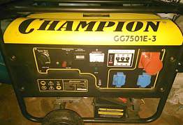 Генератор champion GG7501E-3 (380 В) 8.1 кВт новый