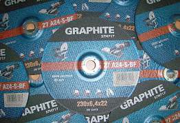 Диск шлифовальный по металлу Graphite 230x6.4x22.2