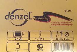 Сварочный аппарат инверторный denzel мма 161