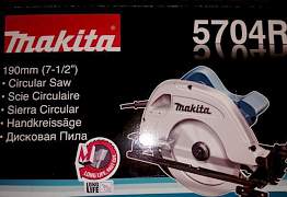 Дисковая пила"Makita"5704R + 2 диска