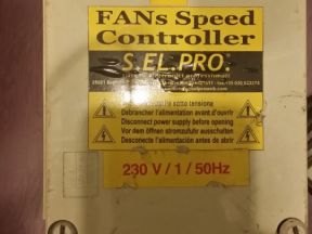Контроллер скорости вентилятора ESY 116 235