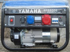 Бензиновый генератор Ямаха EF6600E новый