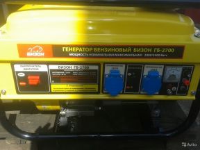 Генератор бензиновый бизон гб-2700