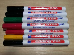 Лаковые маркеры Edding-8750 Industry/8750/751/750