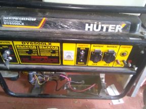 Электро бензиновый генератор 50 Hz/ Dy6500LX Huter
