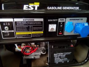 Бензиновый генератор EST 6500Е