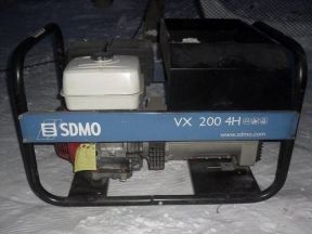 Бензиновый сварочный генератор sdmo vx200 4 h