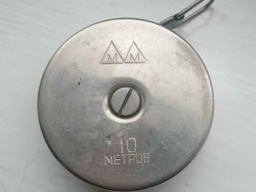 Рулетка металлическая СССР 10м