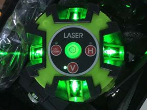 Лазерный уровень, нивелир зелёный луч. новый