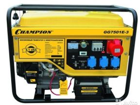 Бензиновый генератор Champion GG7501E-3