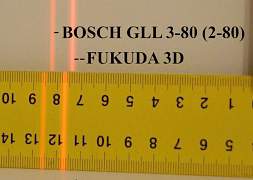 Лазерный нивелир fukuda 3D и Bosch 2-80