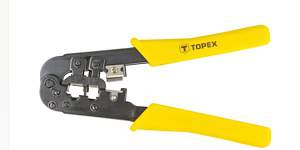 Клещи для телефонных и интернет наконечников Topex