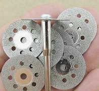 Алмазные диски для дремеля и бор-машинок