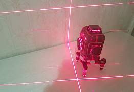 Лазерный нивелир уровень 3D 360. 12 линий, 3 плоск