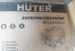 Бензиновый электрогенератор Huter DY6500LX