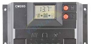 Контроллер заряда для солнечных панелей CM20D 20A