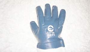 Перчатки нитриловые "Intertool"со свободной манжет