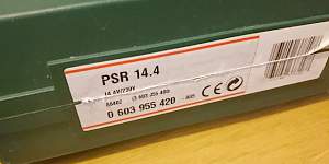 Дрель-шуруповерт Bosch PSR 14.4 требуется ремонт
