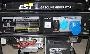 Бензиновый генератор ест 8500 Е 6кВт