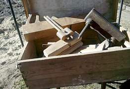 Ящик инструментов деда Федора(зензубели, киянки и