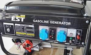 Генератор бензиновый 3kVt ест 3900 Е