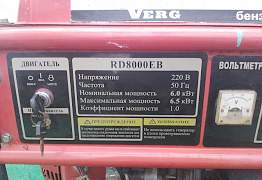 Продаю бензиновый генератор redverg RD-8000EB