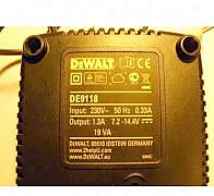 Зарядное устройство dewalt DE9118