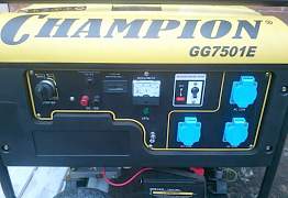 Бензиновый генератор champion gg7501e