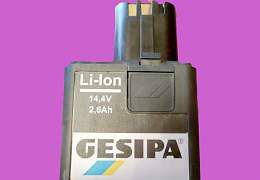 Новый аккумулятор 14.4 В, 2.6 Ah, Li-Ion Gesipa