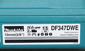 Новый шуруповерт Makita DF347DWE 14.4В 1.5 Ah