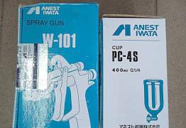 Краскораспылитель краскопульт Anest Iwata W-101